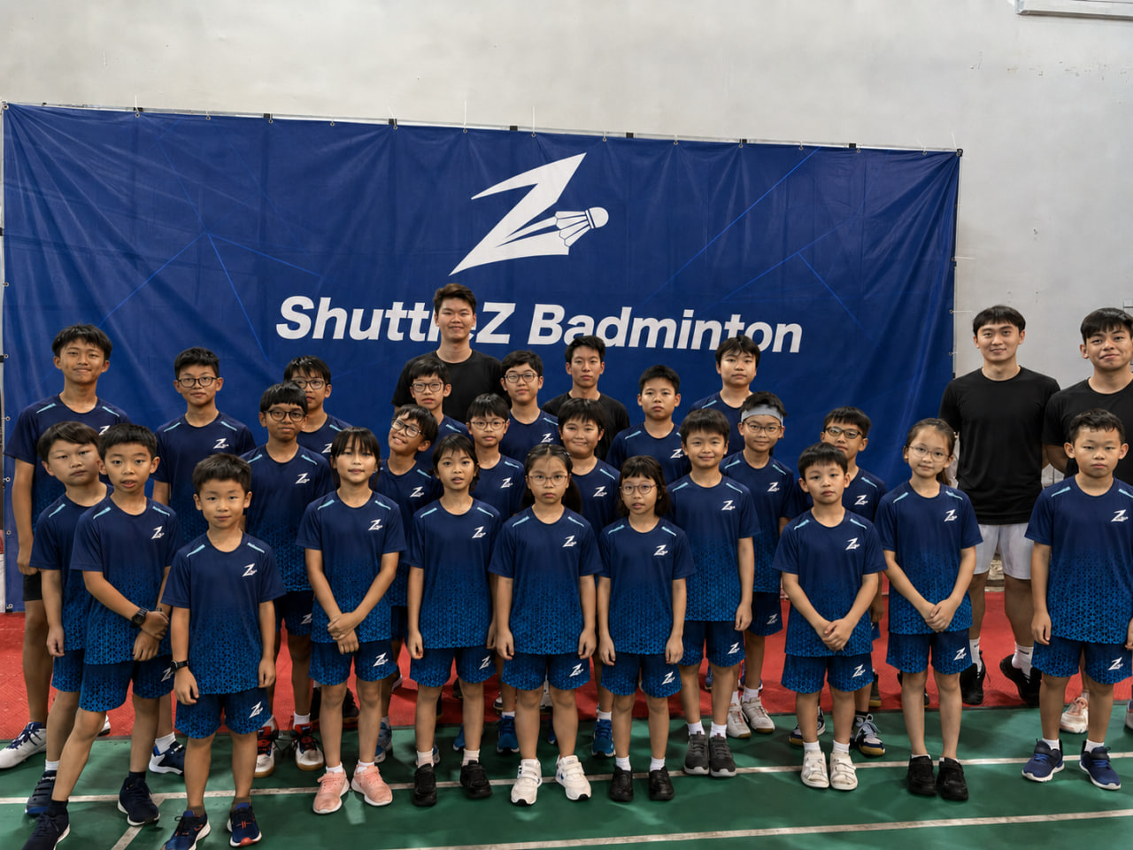 ShuttleZ Badminton tournament group photo